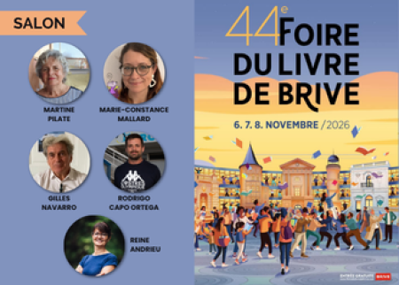 Retrouvez nos auteurs à la Foire du livre de Brive-la-Gaillarde (19)